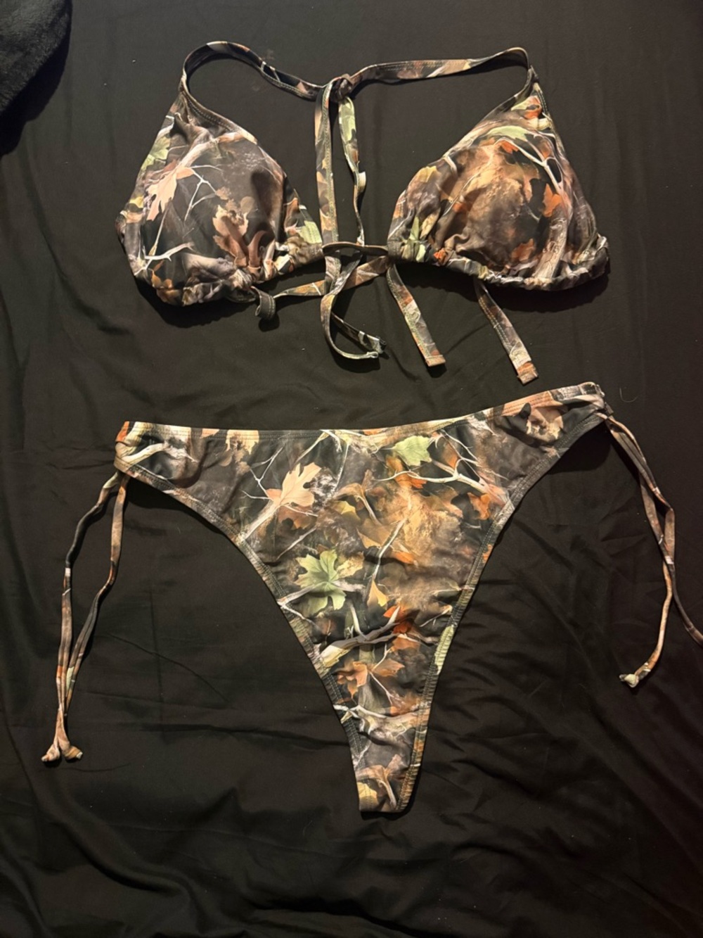 Woodsy camo bikini